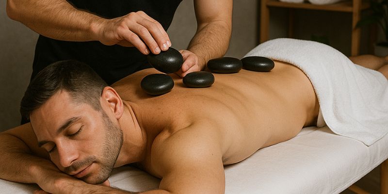 Men to Men Spa Near Me Hot Stone Therapy
